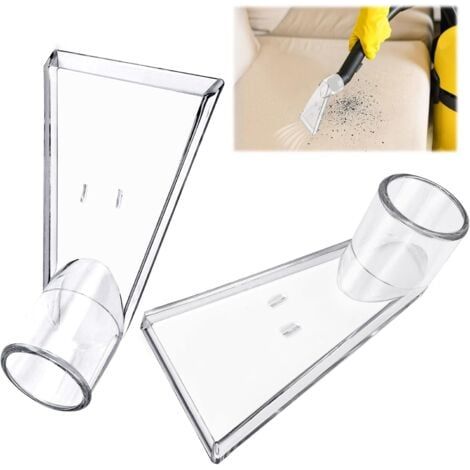 2 Piece Embout Aspirateur Voiture, Multipurpose Suceur Aspirateur Universel Reusable Embouts pour Aspirateurs for Most Hoovers, for Car Care Sofa Quilting Nozzles Wet Hoover (1/5)