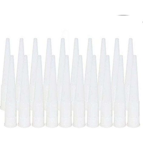 Pack de 20 buses à cartouche, embouts en silicone, diamètre intérieur 15 mm, pour pistolet à colle, bricolage (1/4)