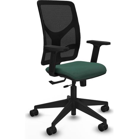 Silla de oficina piqueras y crespo Motilla negro soporte lumbar ajustable (1/2)