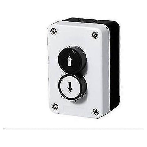 Interrupteur double pour portes de garage, étanche, levage, bouton-poussoir, portes roulantes, bouton-poussoir-zong (1/5)