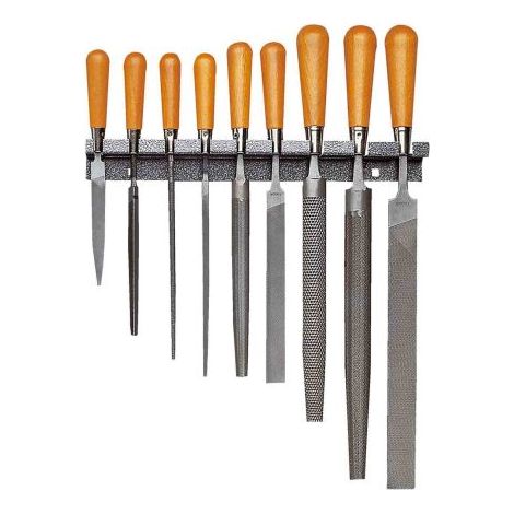 Facom – Lime d'atelier pour métal – Lame en acier trempé – Manche ergonomique en bois – Coupe précise et durable (1/3)