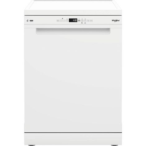 Whirlpool – Lave-vaisselle 60 cm 15 couverts – Classe énergétique D – 10 programmes – Ouverture automatique de la porte – Blanc (1/8)