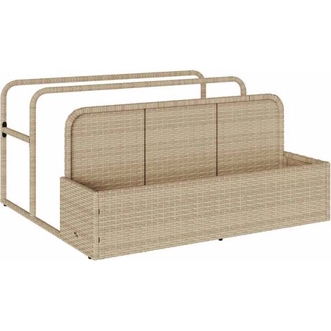 vidaXL Galleggiante a Bordo Piscina Beige 110x100x57 cm in