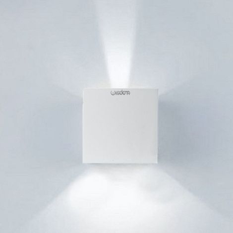 Trade Shop - Applique Led Cubo Lampada A Parete 10w 1300lm Regulable Luce Updown Ip65 -