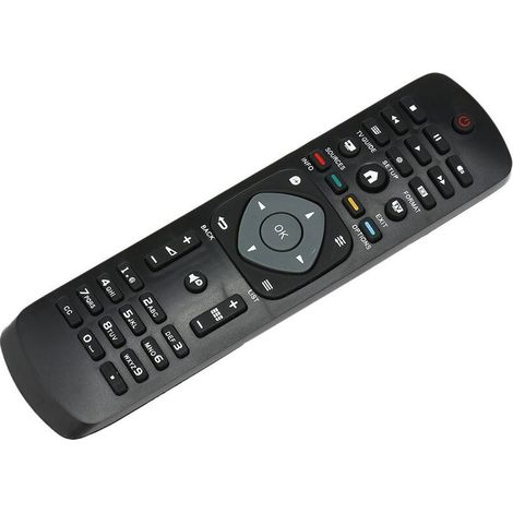 - Remplacement universel de contrôleur intelligent sans fil de télécommande de TV pour PHILIPS LCD TV Smart Digital HDTV noir (1/5)