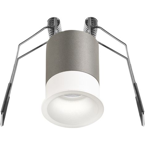 Faretto incasso bianco alluminio gea led gfa1100c led 3000k 230lm spot tondo moderno led integrato