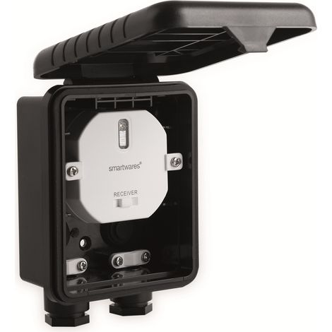 SMARTWARES Funk-Einbauschalter SH4-90451, Unterputz, Außenbereich
