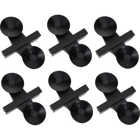 20 pièces ventouses noires robustes pour fixation de séparateurs et supports lourds d’aquarium (1/4)