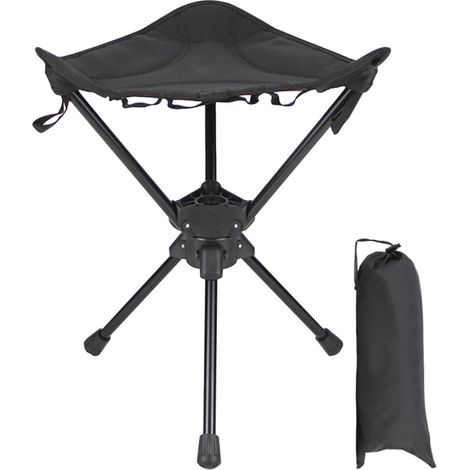 Pliante Chaise Pliante Compacte Pivotante Tabouret Randonn e (1/5)