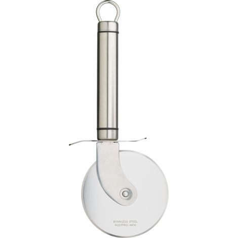 Kitchencraft professional de Pizza Wheel con manico morbido, 23,5 cm (9,5 "), colore grigio