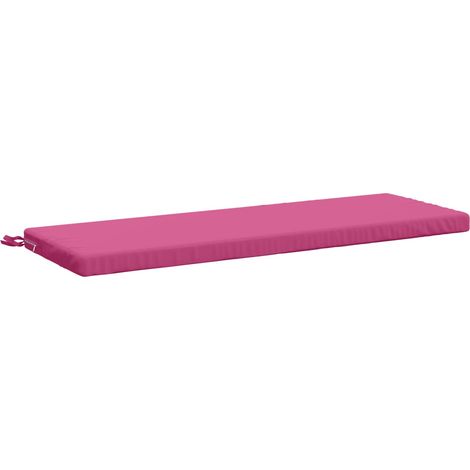 Bench Cushion SOEST 100% Polyester Pink 120 x 40 x 5 cm vidaXL (1/5)