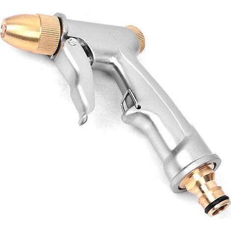 Water Sprayer Car Window Wall Cleaning with Multifunctional Hose Nozzle Spray Silver (1/5)