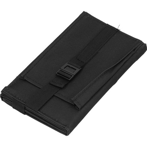 20W USB-Solarpanel, faltbar, tragbar, polykristalline Solarzellen, Ladegerät für den Außenbereich, Schwarz (1/5)