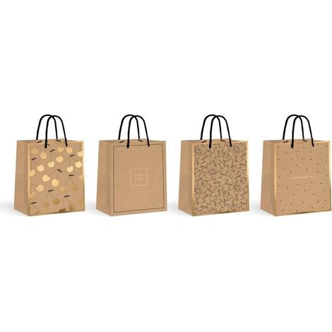 Bolsa mediana Kraft Gold