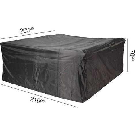 Funda para muebles de jard铆n 7932 220x210x70 AeroCover gris Homms