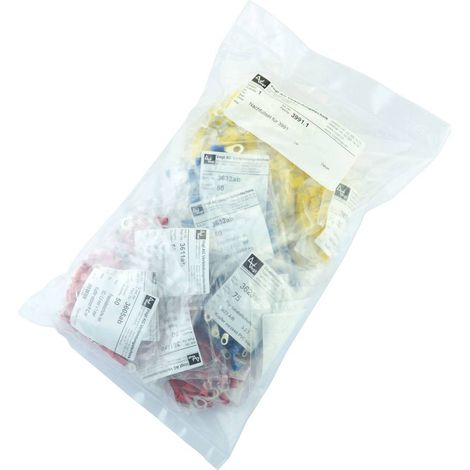 Vogt Verbindungstechnik 3991.1 Assortiment de cosses à oeillet 0.50 mm² 6 mm² rouge, bleu, jaune 1000 pc(s) (1/2)