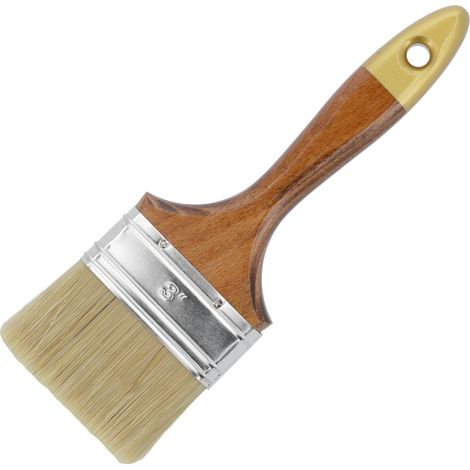 Flachpinsel Englisch Profi 75 mm Naturborsten