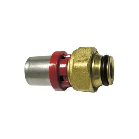 RACCORDO PRESS. DIRITTO CON GIRELLO PER MULTISTRATO Misura: 1/2x20 -CONF