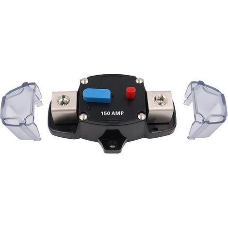 Compatible avec les disjoncteurs de 150 A, doté d'un porte-fusible audio pour voiture, d'une réinitialisation automatique CC 1248 V et d'une protection contre les surintensités. (1/5)