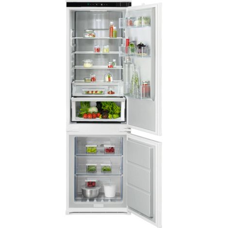 AEG Series 8000 Frigorifero Combinato Multiflow (Metal) Classe D TC8MS18FDS. Capacità netta totale: 249 L. Cerniera porta: Destra, Tipo di display: LCD. Classe climatica: SN-T, Emissione acustica: ... (1/4)