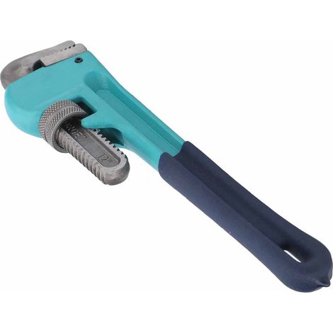 Clé à pipe de 30 cm (12 po) en acier robuste de 20 kg (45 lb) avec poignée en plastique et ouverture réglable pour la réparation (1/5)