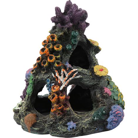 Ornements de décoration d'aquarium, décorations de Simulation d'aquarium, décoration de corail pour eau fraîche ou salée (1/5)
