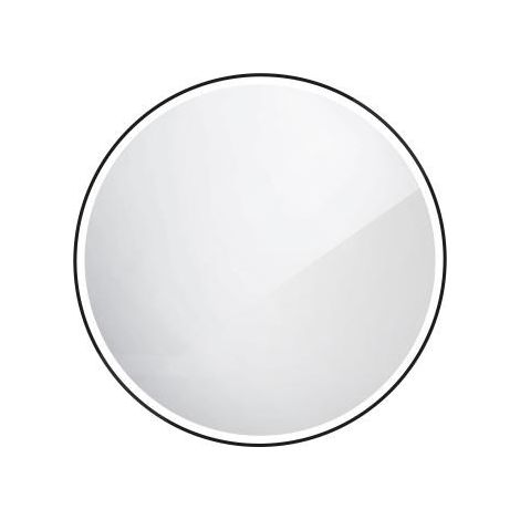 Nimco Miroirs - Miroir avec éclairage LED, diamètre 60 cm, noir mat ZPC 28000R-90 (1/5)