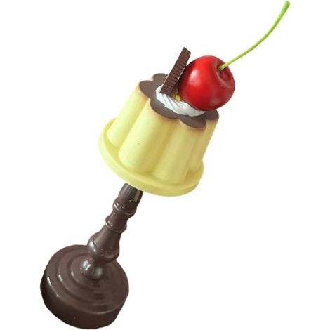 Lampe de chevet rechargeable en forme de pudding, décorative pour la chambre d'enfant, facile à utiliser et multicolore. (1/4)