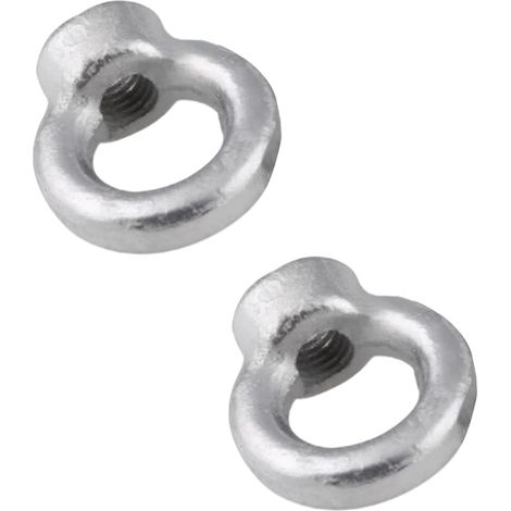 Écrou À Œil En Acier Galvanisé, 2 Pièces M16 : Fixation Par Écrou Fileté Pour Usage Intérieur Et Extérieur, Pour Levage Et Suspension (1/5)