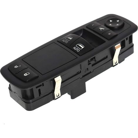 Interrupteur de lève-vitre électrique automobile 68091001AB, compatible avec les modèles Dodge RAM1500 et 3500 de 2011-2012, commande la montée et la descente des vitres électriques, facile à utiliser (1/4)