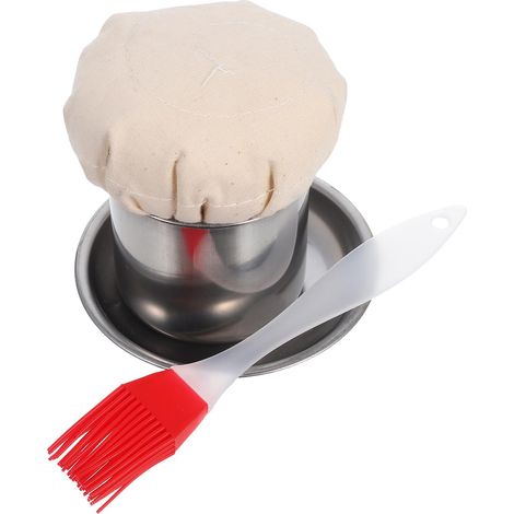 Pinceau À Huile Avec Plateau Acier Inoxydable 95g (1/5)