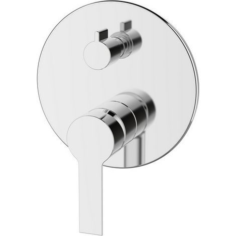 Miscelatore doccia a incasso con deviatore finitura lucida  KAM-T1000 kamalu
