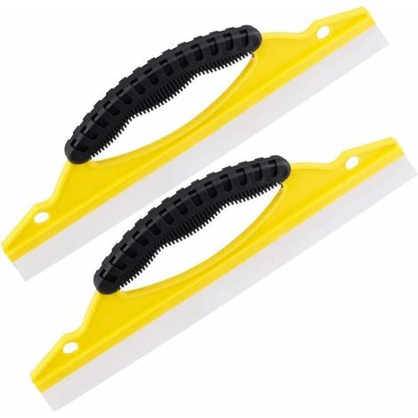 Grattoirs de nettoyage en silicone, parfaits pour sécher rapidement les voitures, les douches ou les fenêtres. (1/5)