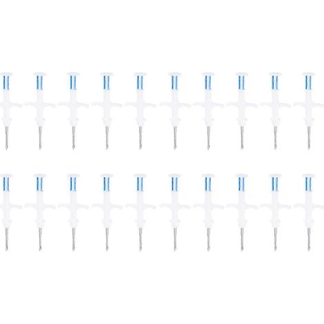 25-26 étiquettes RFID implantables pour animaux, avec seringue, convenant aux chiens, chats, poissons et animaux d'élevage, dimensions 2,12 x 12 mm (1/5)