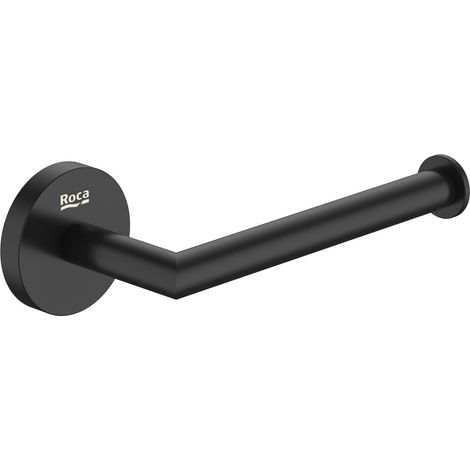 Porte-rouleau sans couvercle ROUND HOTELS - ROCA Couleur : Noir mat