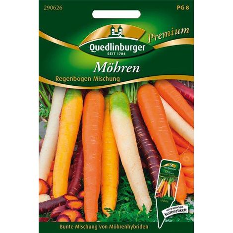 Quedlinburger Möhren Regenbogen Mischung - Gemüsesamen