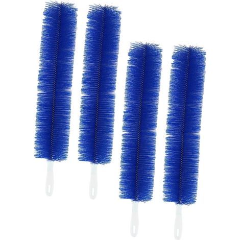 Lot de 4 brosses de nettoyage multifonctions en toile d'araignée pour ventilateurs électriques - Design ergonomique pour enlever la poussière sans effort - Compact et portable (1/5)