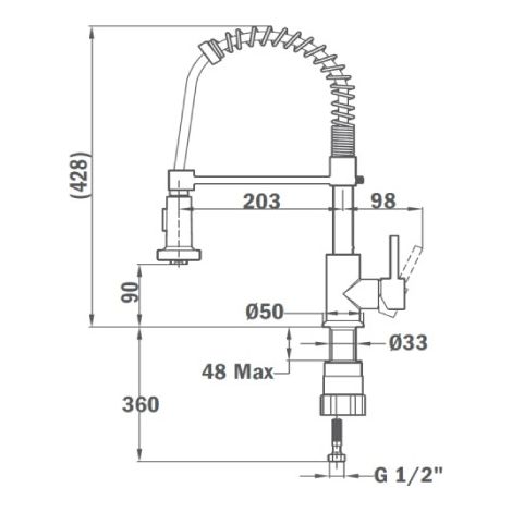 Teka IN 939 CROMO - Grifo (1/2)