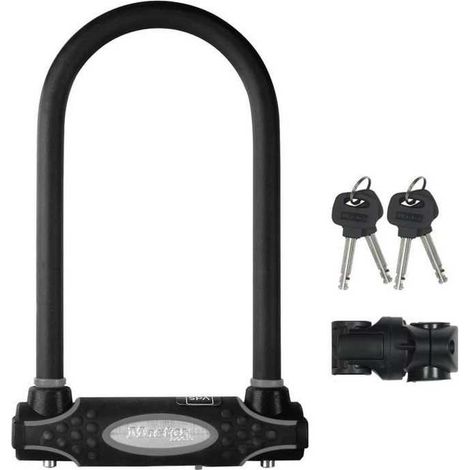 Antivol Vélo U - MASTER LOCK - 8195EURDPROCOLWR - Acier Cémenté, Clé, Rouge (1/3)
