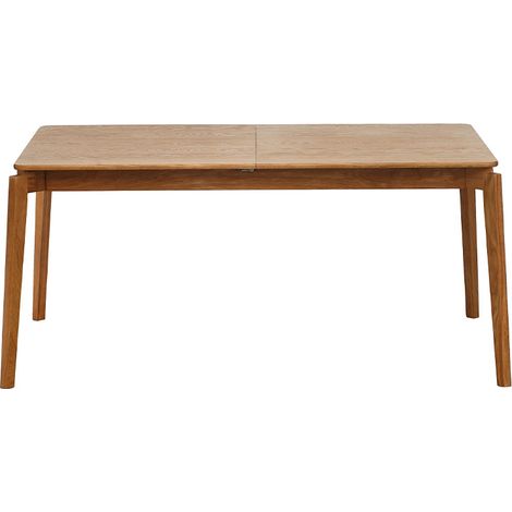 Table à manger extensible 6 à 10 personnes en bois 160-205x90cm - Bois clair - Mona (1/5)