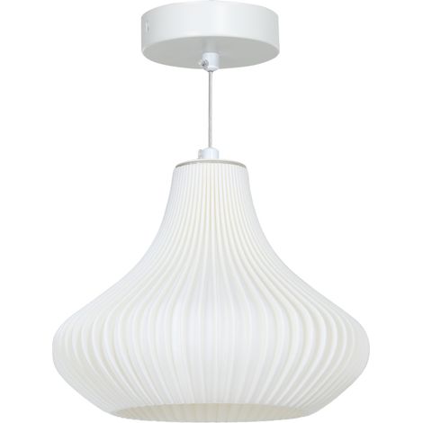 Lámpara de techo LED moderna con diámetro de 20,5 x 17,5 cm, impresión 3D, luz cálida de 3000 K para sala de estar, dormitorio, cocina.