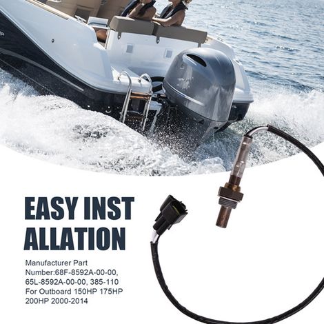 68F-8592A-00-00 is suitable for Yamaha outboard oxygen sensors (150HP, 175HP, 200HP). (1/4)