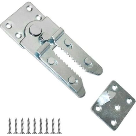 Charnières de meubles réglables et polyvalentes pour canapé - Charnières métalliques faciles à installer et à régler pour armoires et tiroirs - Charnières pour la maison (1/5)