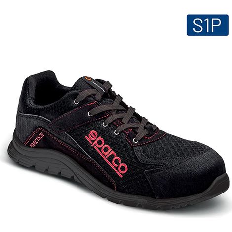 Zapato seguridad SPARCO S1P SRC Practice negra - negra Talla 47