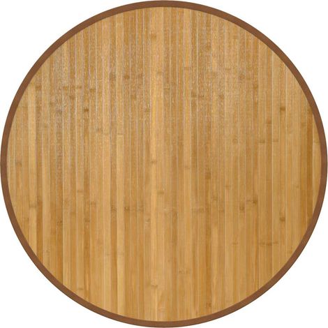 Tapis rond naturel 80 cm bambou (1/5)
