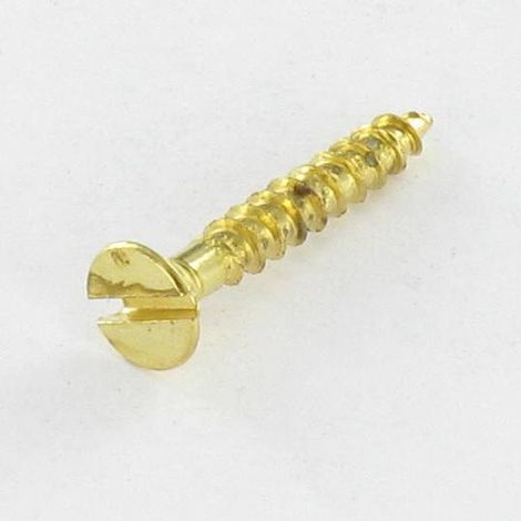 VBA Vis bois agglo Tête fraisée Fendue 3X20 Acier laitonne microvis-1 pièce