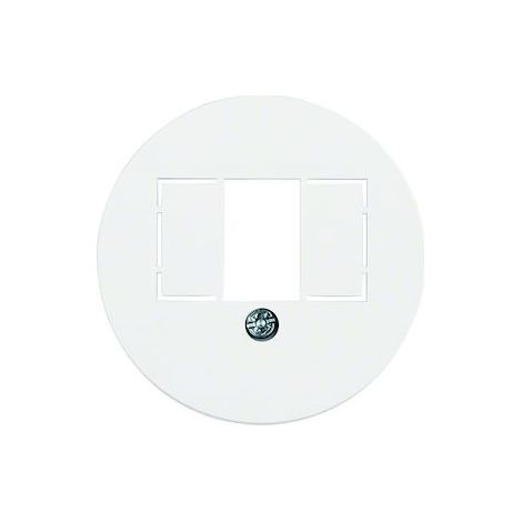 1930 Enjoliveur pour chargeur USB A+A blanc alba HAGER 1040