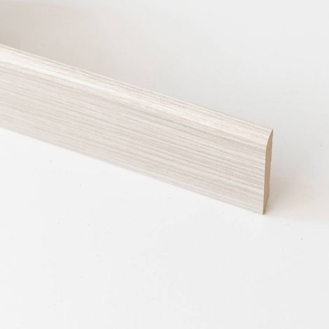 10 x plinthe en mdf chêne blanchi mm.10x70x2400