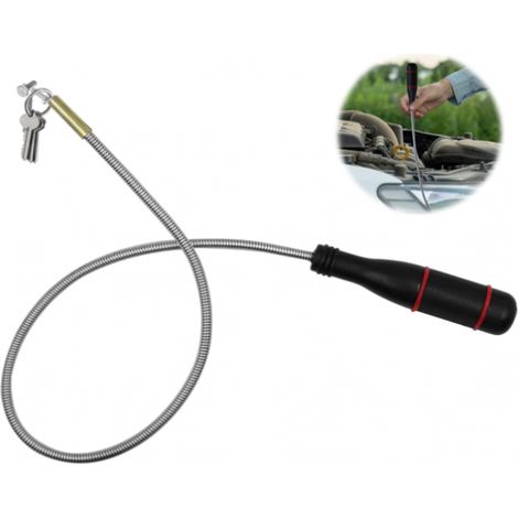 Lntyq Outil De Ramassage Magnétique, 550 mm Flexible Ramassage Magnétique, Outil De Ramassage Magnétique Portable,, Pour Ramasser Petites Pièces, écrous