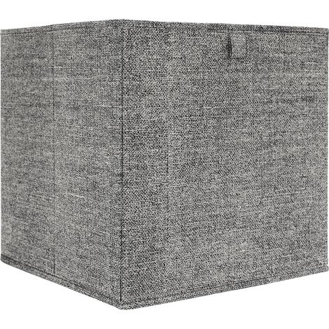 Cubo SCAFFALE PIEGHEVOLE 30x30cm grigio scuro (1/5)